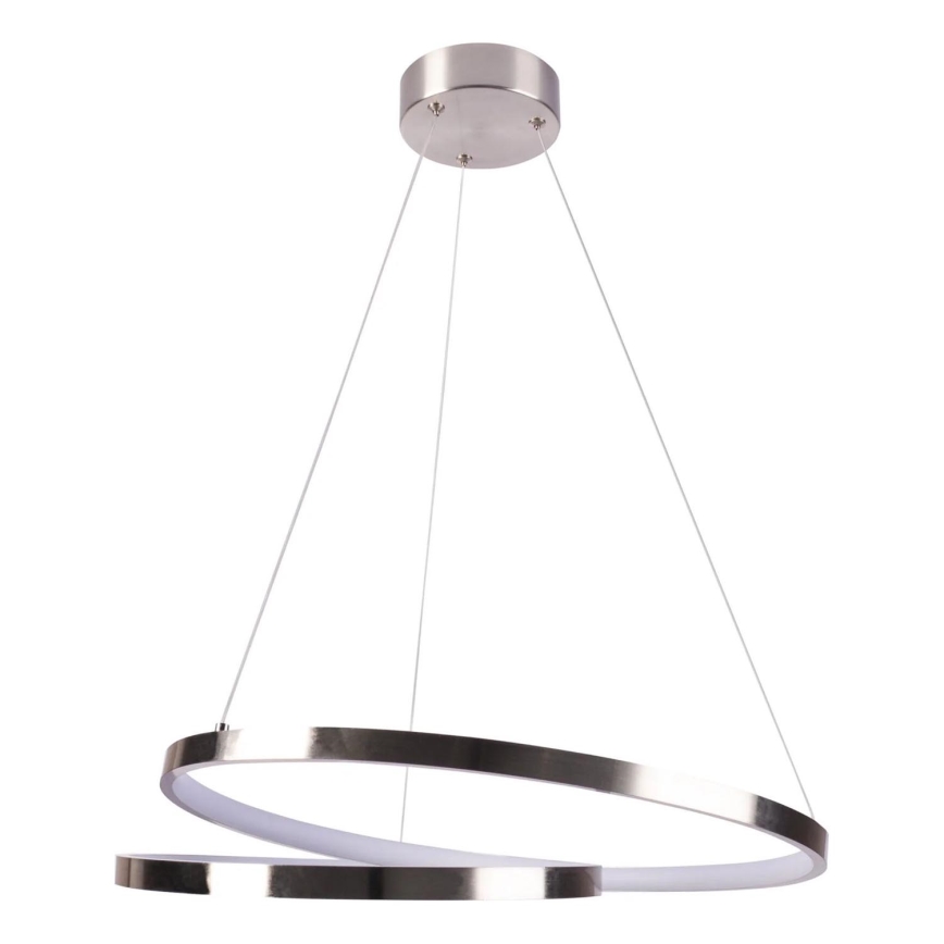 LED-kattokruunu johdossa ZEFIRA LED/40W/230V 4000K halkaisija 50 cm kiiltävä kromi