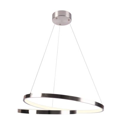 LED-kattokruunu johdossa ZEFIRA LED/40W/230V 4000K halkaisija 50 cm kiiltävä kromi