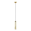LED Kattokruunu narulla BARS 1xGU10/4,8W/230V gold