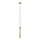 LED Kattokruunu narulla BARS 1xGU10/4,8W/230V gold