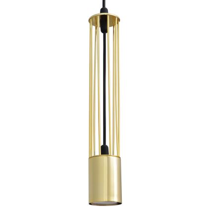 LED Kattokruunu narulla BARS 1xGU10/4,8W/230V gold