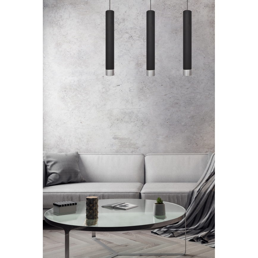 LED Kattokruunu narulla TUBA 3xGU10/4,8W/230V