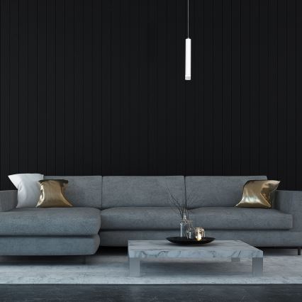 LED-kattokruunu narussa ALBA 1xLED/5W/230V valkoinen