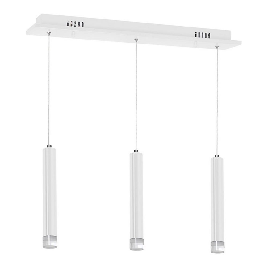 LED-kattokruunu narussa ALBA 3xLED/15W/230V valkoinen