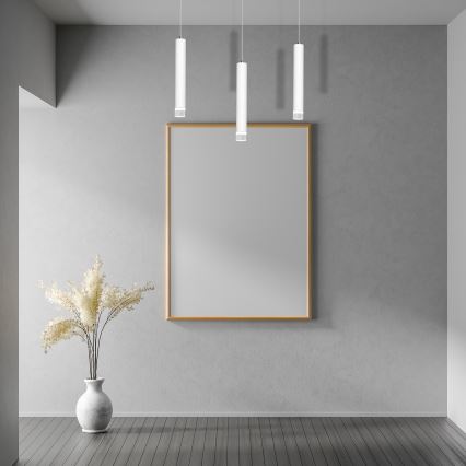 LED-kattokruunu narussa ALBA 3xLED/15W/230V valkoinen