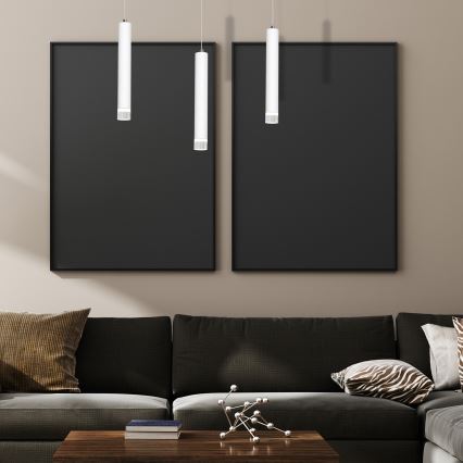 LED-kattokruunu narussa ALBA 3xLED/15W/230V valkoinen