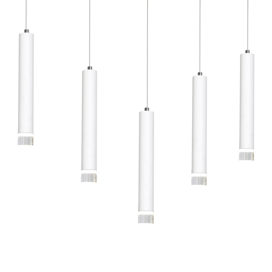 LED-kattokruunu narussa ALBA 5xLED/25W/230V valkoinen