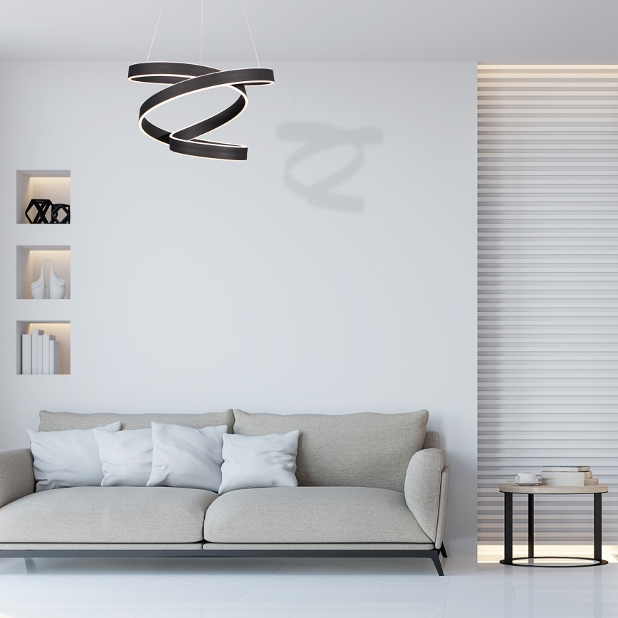 LED-kattokruunu narussa ANDROMEDA LED/45W/230V