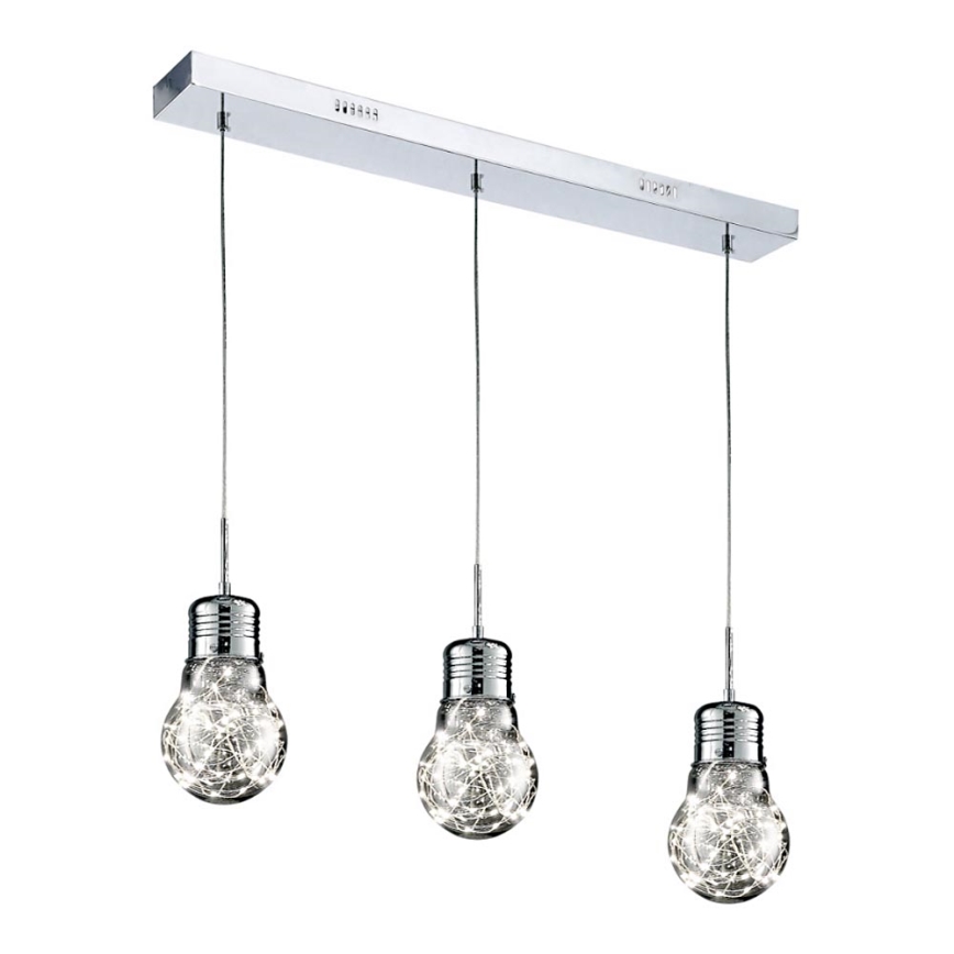 LED-kattokruunu narussa BULB 3xLED/5W/230V