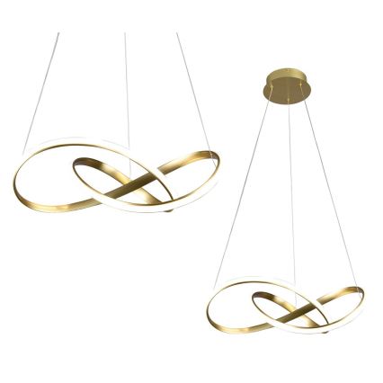 LED-kattokruunu narussa CAPPIO LED / 36W / 230V kultainen