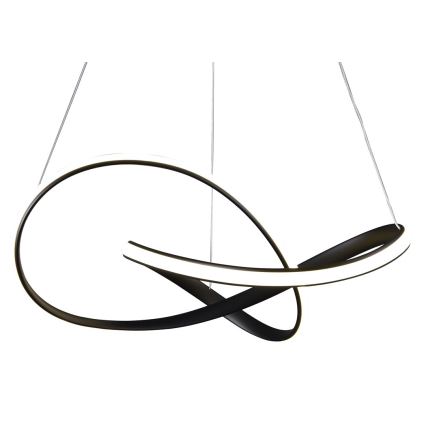 LED-kattokruunu narussa CAPPIO LED / 36W / 230V musta