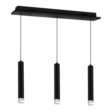 LED-kattokruunu narussa CARBON 3xLED/15W/230V