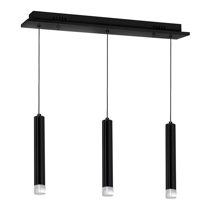 LED-kattokruunu narussa CARBON 3xLED/15W/230V