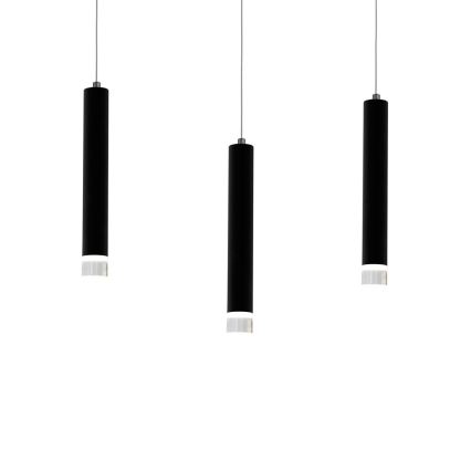 LED-kattokruunu narussa CARBON 3xLED/15W/230V