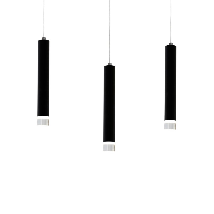 LED-kattokruunu narussa CARBON 3xLED/15W/230V