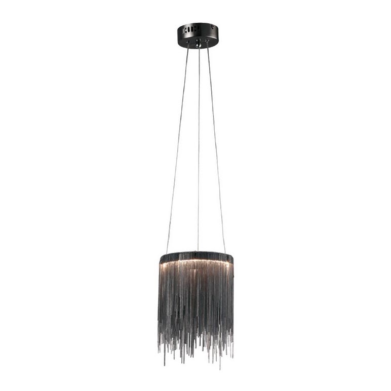LED-kattokruunu narussa CASCATA BLACK LED/18W/230V