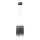 LED-kattokruunu narussa CASCATA BLACK LED/18W/230V