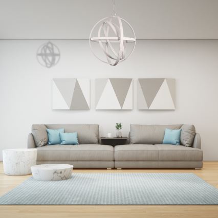 LED-kattokruunu narussa COPERNICUS 1xLED/260W/230V valkoinen