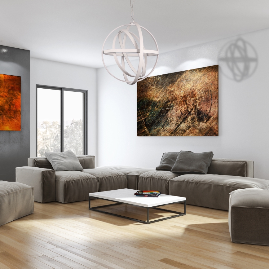 LED-kattokruunu narussa COPERNICUS 1xLED/260W/230V valkoinen