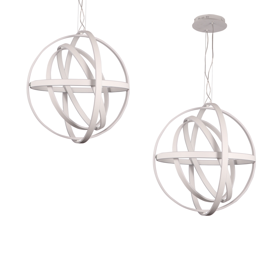 LED-kattokruunu narussa COPERNICUS 1xLED/260W/230V valkoinen