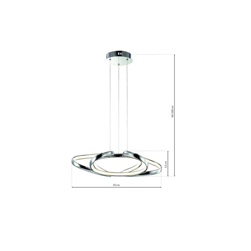 LED-kattokruunu narussa COPERNICUS 1xLED/46W/230V