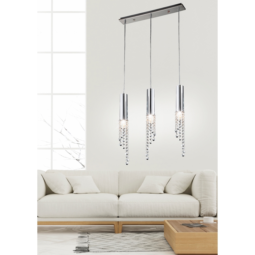 LED-kattokruunu narussa DUERO 3xLED/3W/230V
