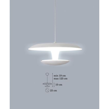 LED-kattokruunu narussa FLY LED 1xLED/15W/230V