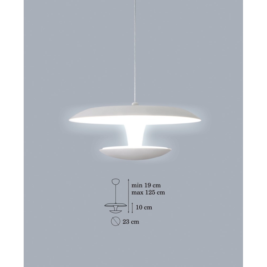LED-kattokruunu narussa FLY LED 1xLED/15W/230V