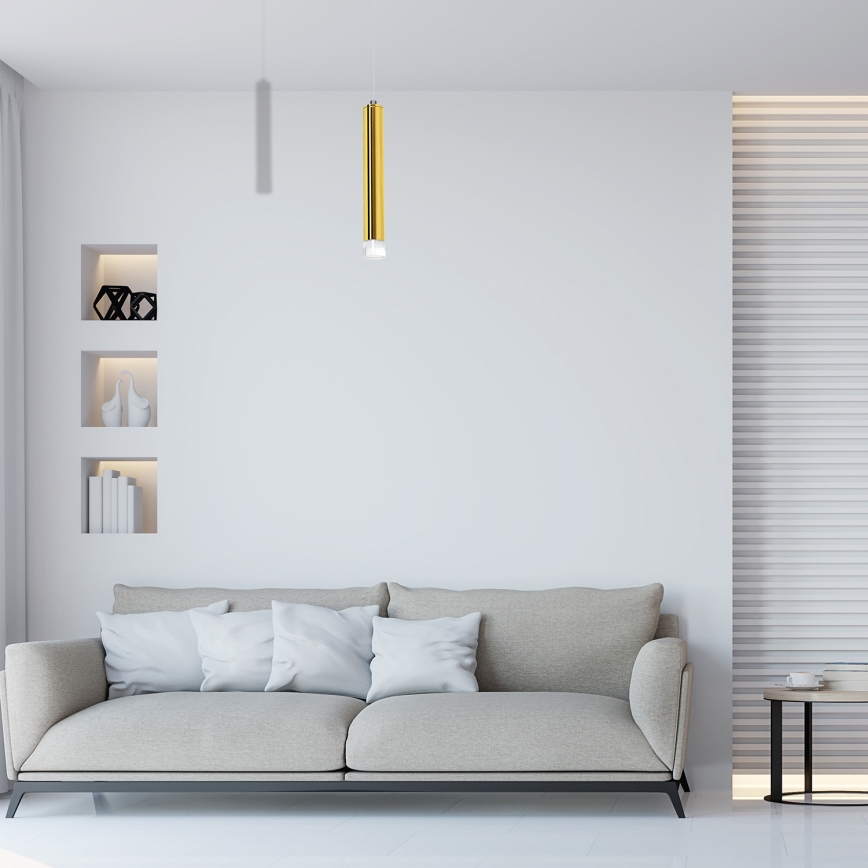 LED-kattokruunu narussa GOLDIE 1xLED/5W/230V kultainen