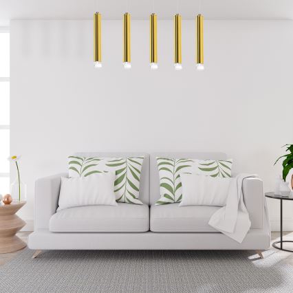 LED-kattokruunu narussa GOLDIE 5xLED/25W/230V kultainen