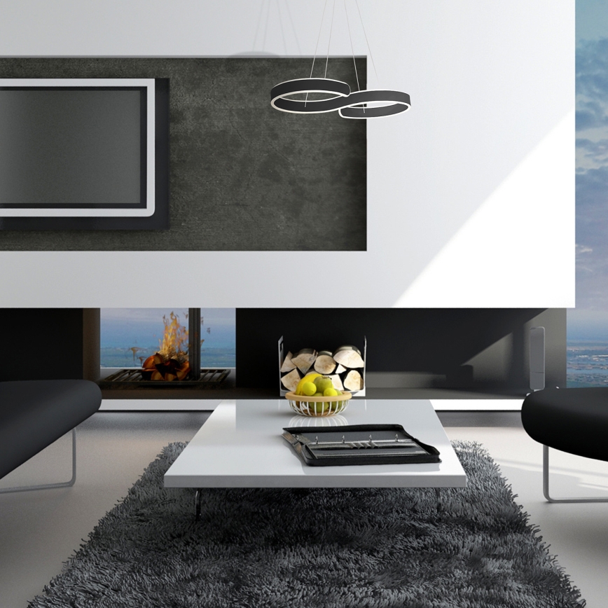 LED-kattokruunu narussa INFINITY LED/50W/230V