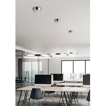 LED-kattokruunu narussa LUNE LED/25W/230V