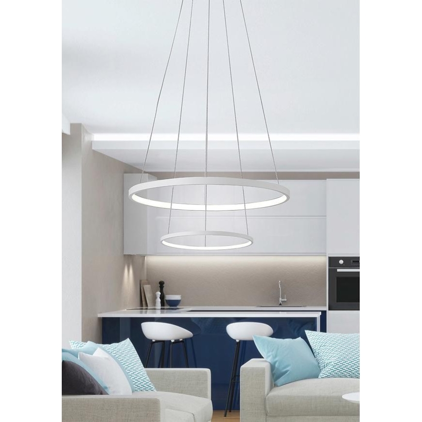 LED-kattokruunu narussa LUNE LED/40W/230V