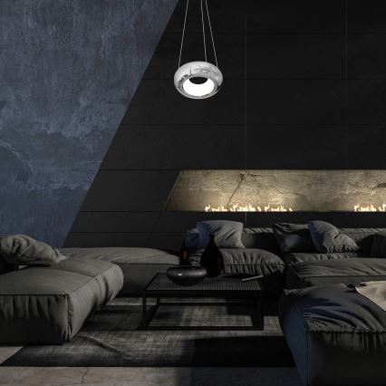 LED-kattokruunu narussa MERCURIO 1xLED/12W/230V