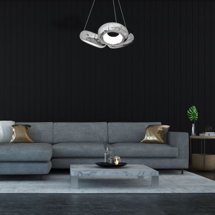 LED-kattokruunu narussa MERCURIO 3xLED/12W/230V