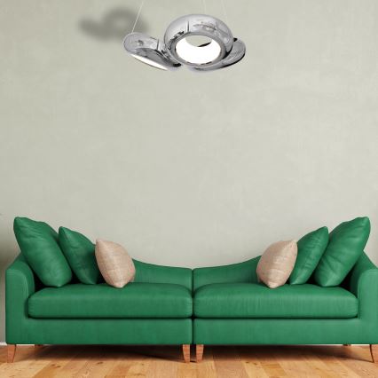 LED-kattokruunu narussa MERCURIO 3xLED/12W/230V