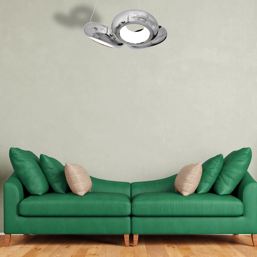 LED-kattokruunu narussa MERCURIO 3xLED/12W/230V