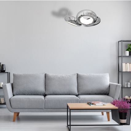 LED-kattokruunu narussa MERCURIO 3xLED/12W/230V