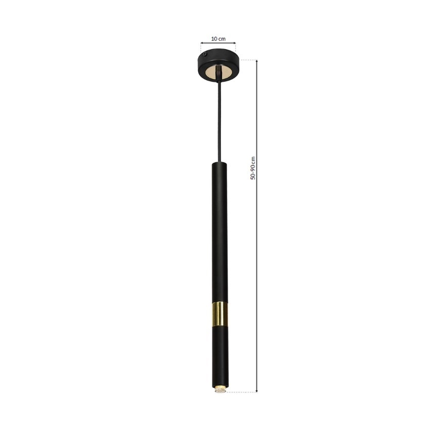 LED-kattokruunu narussa MONZA 1xG9/7W/230V