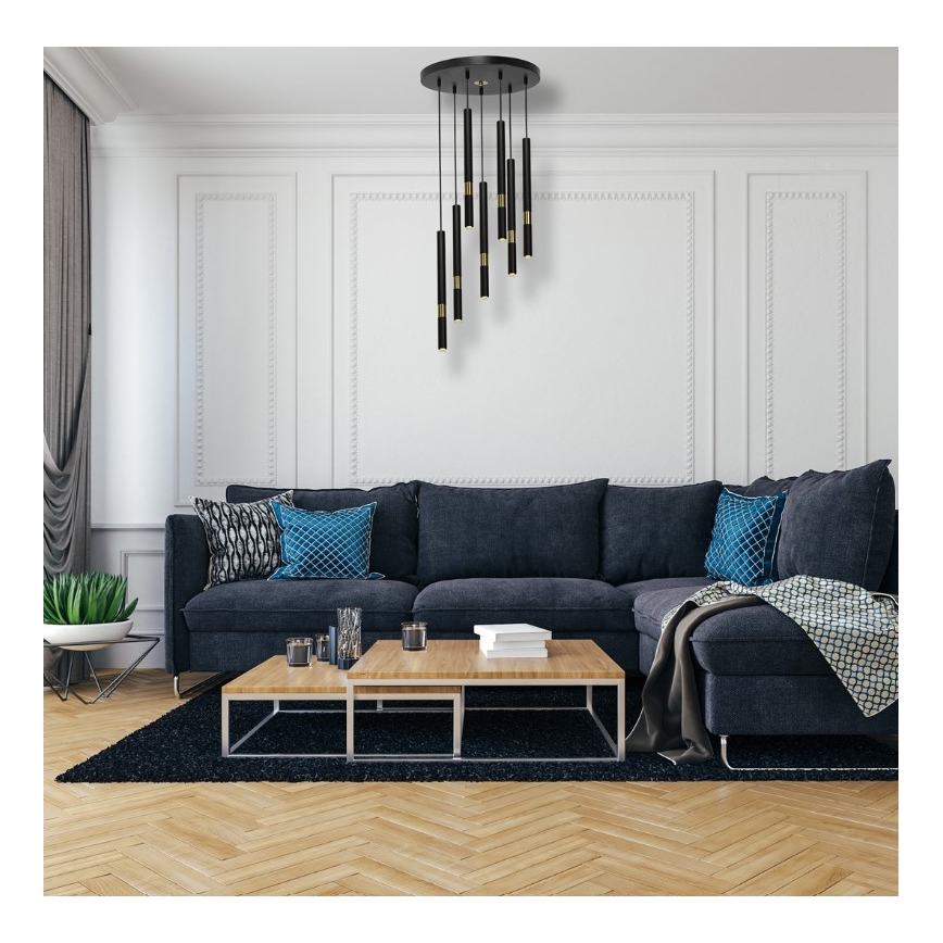 LED-kattokruunu narussa MONZA 7xG9/7W/230V