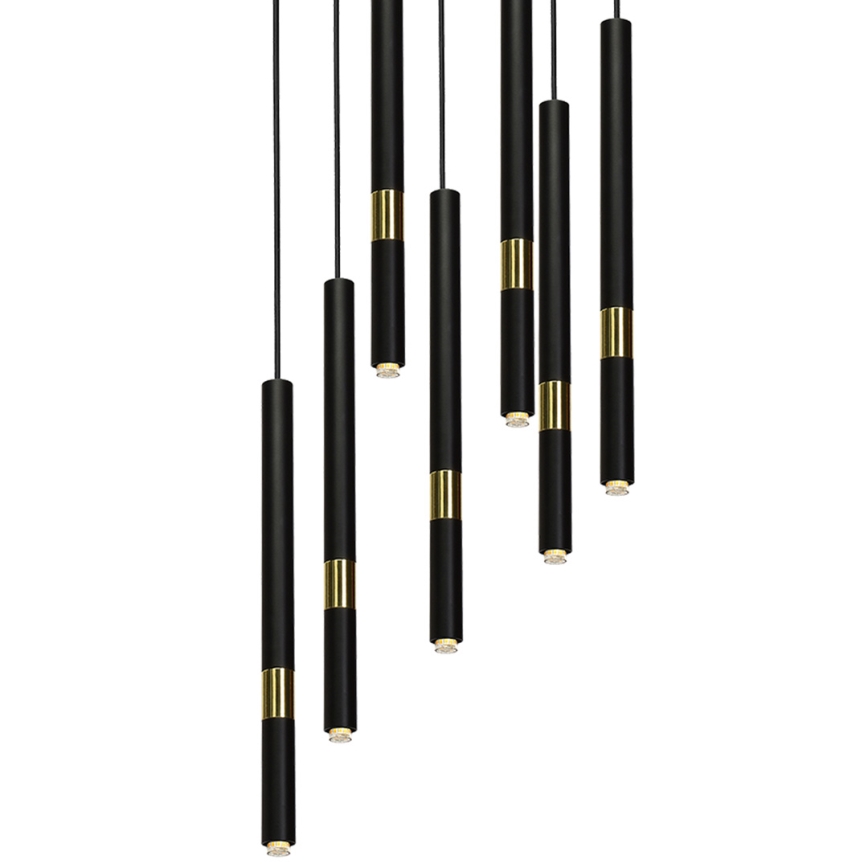 LED-kattokruunu narussa MONZA 7xG9/7W/230V