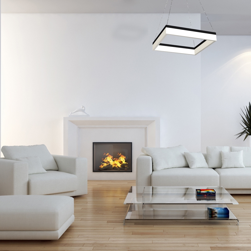 LED-kattokruunu narussa NERO 1xLED/32W/230V