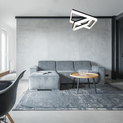 LED-kattokruunu narussa NERO 2xLED/80W/230V