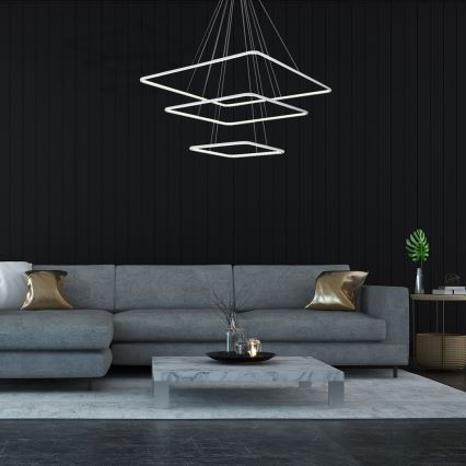 LED-kattokruunu narussa NIX LED/117W/230V valkoinen