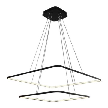 LED-kattokruunu narussa NIX LED/50W/230V musta