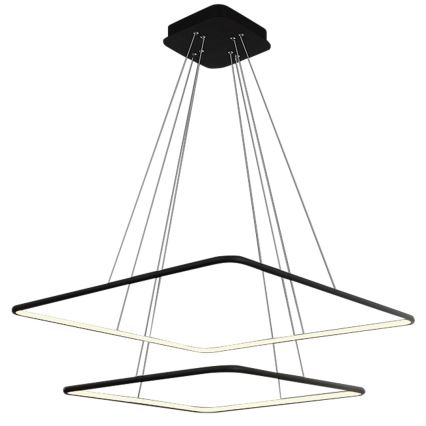 LED-kattokruunu narussa NIX LED/50W/230V musta