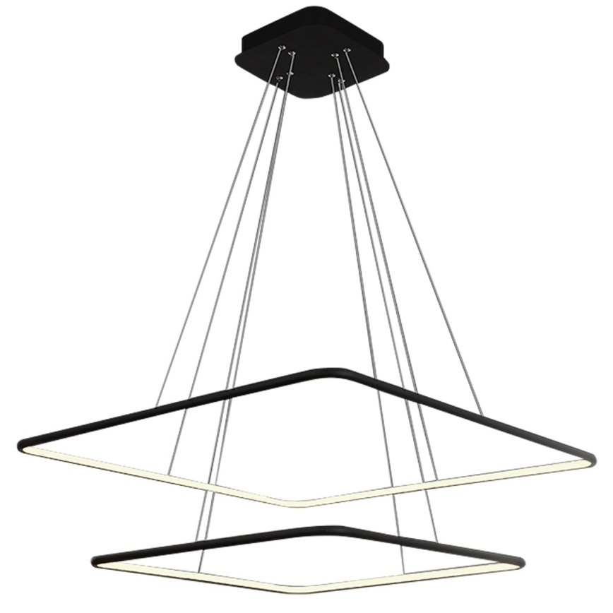 LED-kattokruunu narussa NIX LED/50W/230V musta