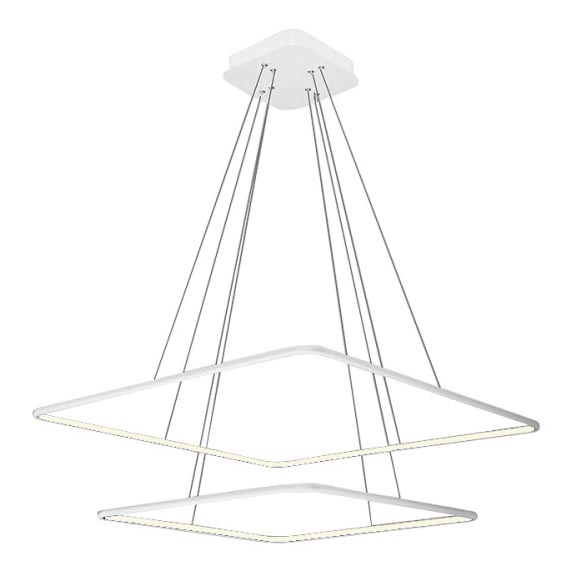 LED-kattokruunu narussa NIX LED/50W/230V valkoinen