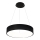 LED-kattokruunu narussa OHIO BLACK LED/24W/230V