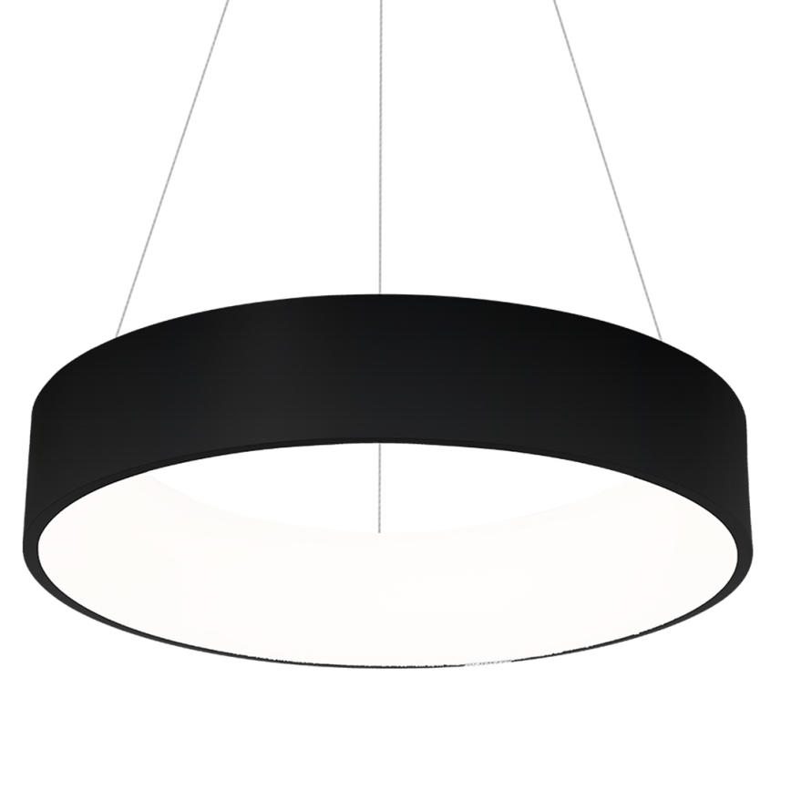 LED-kattokruunu narussa OHIO BLACK LED/24W/230V